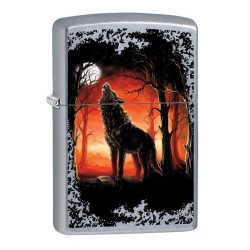 Zippo Wolf Moon Trees 60002725